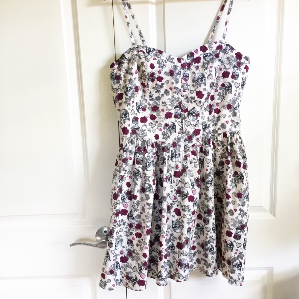Hell Bunny Poison Love Fit & Flare Dress Plus 2XL